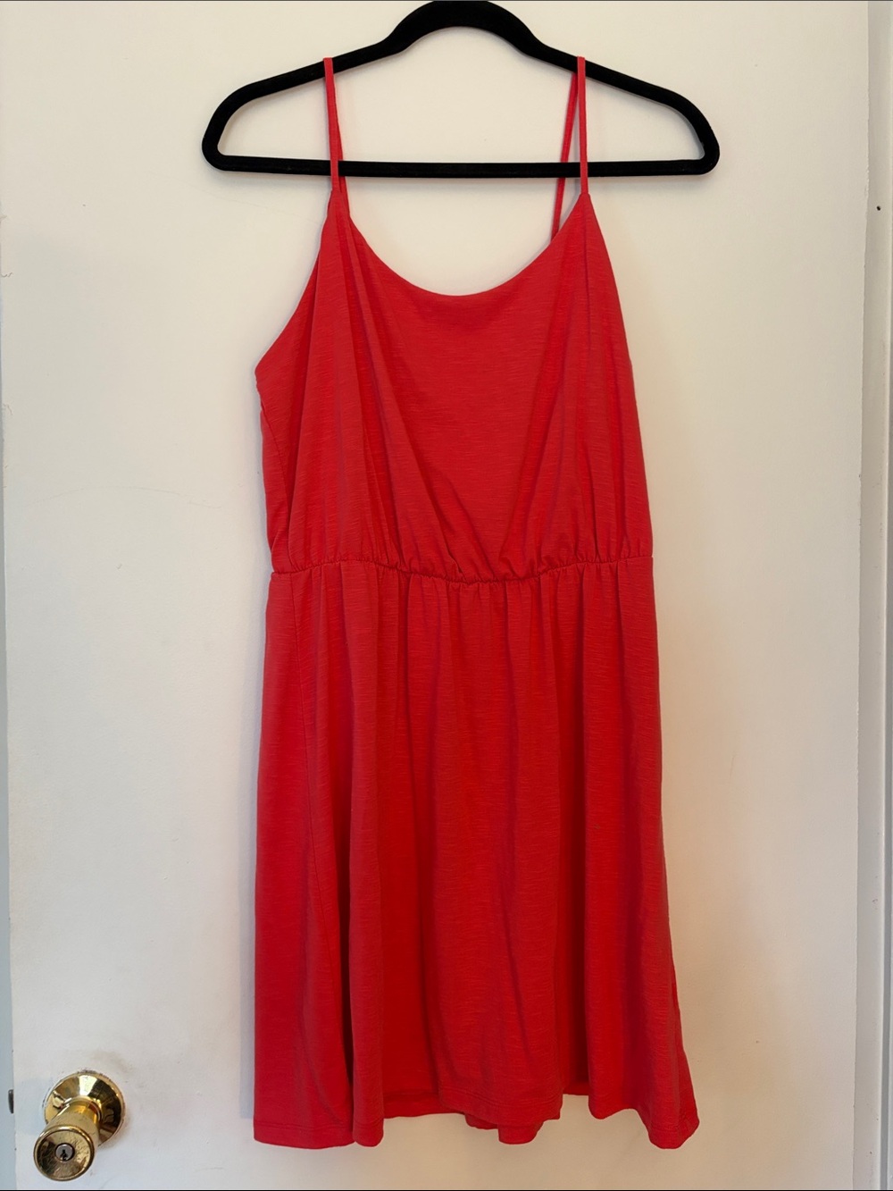 Old Navy Orange-Coral Spaghetti-Strap Mini Dress